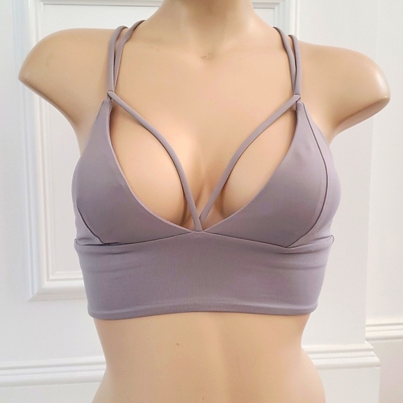 Lululemon sz 2 bra top gray - Picture 1 of 3